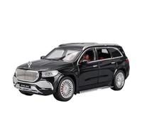 XGFFBAGB 1:24 Maybach GLS600 SUV Aleación Diecasts Juguete Modelo De Coche Colección Regalo(Black,No Box)