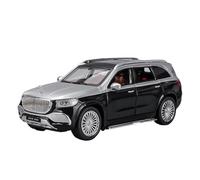 XGFFBAGB 1:24 Maybach GLS600 SUV Aleación Diecasts Juguete Modelo De Coche Colección Regalo(Silver,No Box)