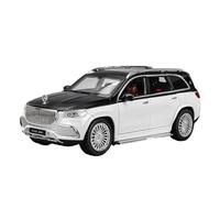 XGFFBAGB 1:24 Maybach GLS600 SUV Aleación Diecasts Juguete Modelo De Coche Colección Regalo(White,No Box)