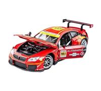 XGFFBAGB 1:24 para 3.0CSL/HommageR/M4/M6/Z4, Modelo De Aleación, Fundición De Metal, Sonido Y Luz, Coche De Juguete(Red G,No Box)