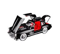 XGFFBAGB 1:24 para 300SL Aleación Diecasts Vehículos De Juguete De Metal Modelo De Coche Colección Regalos(Black,with Box)