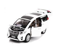 XGFFBAGB 1:24 para Alphard MPV Modelo De Coche De Juguete De Aleación Fundida A Presión Juguete Coleccionable De Retroceso(White,No Box)
