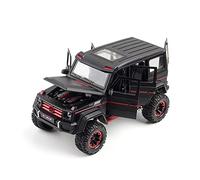XGFFBAGB 1:24 para Coche De Juguete A Escala B-G500, Modelo Todoterreno De Aleación con 7 Puertas Que Se Abren E Incluye Luz(Black,No Box)