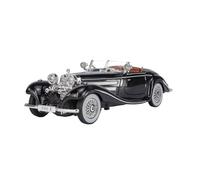 XGFFBAGB 1:24 para Coche De Juguete De 500 K, Modelo De Aleación Fundida A Presión, Sonido Y Luz, Regalo De Colección(Black,with Box)