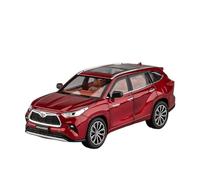 XGFFBAGB 1:24 para Highlander SUV Aleación Diecasts Y Juguete Metal Vehículos Todoterreno Modelo De Coche Regalo(Rosso,No Box)