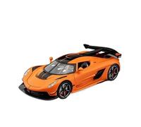 XGFFBAGB 1:24 para Jesko Sports Car Toys Metal Diecast Light Music Pull Back Models Collection Gift(Orange,with Box)