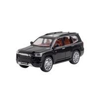 XGFFBAGB 1:24 para Land Cruiser GR Modelo De Coche De Aleación, Vehículo De Metal Fundido A Presión, Todoterreno, Regalos Coleccionables(Black,with Box)