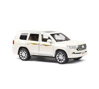 XGFFBAGB 1:24 Para LAND CRUISER SUV Modelo Aleación DieCast Cars Favoritos Regalo Juguetes(White D,With box)