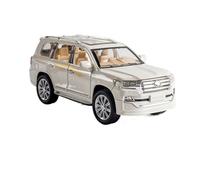 XGFFBAGB 1:24 para Land Cruiser SUV Modelo Aleación Fundición a Presión Coches Favoritos Regalos Juguetes(White B,with Box)