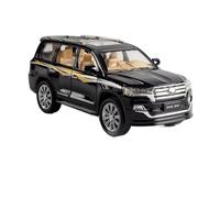XGFFBAGB 1:24 para Land Cruiser SUV, Modelo De Aleación, Coches Fundidos A Presión, Juguetes De Regalo Favoritos(Black A,with Box)