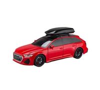 XGFFBAGB 1:24 para RS6 Quattro Station Wagon, Coche De Juguete De Aleación, Modelo De Volante, Sonido Y Luz, Coleccionables, Regalo(Rosso,No Box)