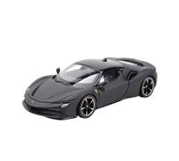 XGFFBAGB 1:24 para SF90 Stradale, Coche Deportivo, Vehículos Estáticos Fundidos A Presión, Modelos Coleccionables, Coches De Juguete(Black,No Box)