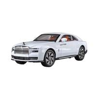 XGFFBAGB 1:24 Spectre - Modelo De Coche De Metal Fundido A Presión con Sonido Y Luz Y Cielo Estrellado En La Parte Superior, Juguete De Regalo(White,with Box)