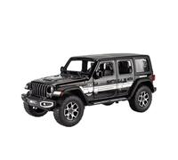 XGFFBAGB 1:24 Wrangler Rubicon - Modelo De Coche De Metal Fundido A Presión De Aleación, Juguete Coleccionable Extraíble, Regalo(Black,with Box)