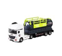 XGFFBAGB 1:30 para Camión De Basura De Ciudad, Modelo De Coche, Barredora De Limpieza De Carreteras, Vehículos, Juguetes De Modelo De Coche, Regalos(White C,with Box)