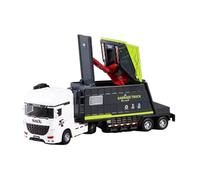 XGFFBAGB 1:30 para Camión De Basura De Ciudad, Modelo De Coche, Barredora De Limpieza De Carreteras, Vehículos, Juguetes De Modelo De Coche, Regalos(White A,with Box)
