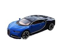 XGFFBAGB 1:32 Bugatti Chiron - Juguete De Metal De Aleación Fundido A Presión, Modelo De Coche, Juguetes para Niños, Regalo(BLU,No Box)