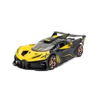 XGFFBAGB 1:32 para Bolide, Juguetes De Modelo De Coche Deportivo De Aleación, Vehículo De Metal Fundido A Presión con Luz De Sonido, Regalos De Decoración Extraíbles(Yellow,No Box)