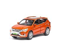 XGFFBAGB 1:32 para BYD Canción SUV Ruedas Diecast Modelo De Metal Pull Back Colección De Juguetes para Regalo(Orange,No Box)