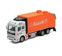 XGFFBAGB 1:32 para Camión De Basura, Coche Limpio, Juguetes, Regalos(Orange,with Box)