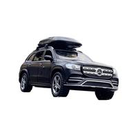 XGFFBAGB 1/32 para GLS GLS580 SUV Aleación Diecasts Metal Juguete Modelo De Coche Colección Sonido Y Luz Regalos(Black A,with Box)