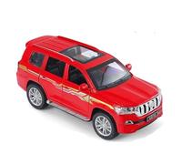 XGFFBAGB 1:32 para Land Cruiser Prado Coche De Aleación De Metal Vehículos De Juguete Fundidos Modelo 6 Puertas Se Pueden Abrir(Red C,with Box)