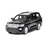 XGFFBAGB 1:32 para Land Cruiser Prado SUV Colección Modelo Aleación Coche Fundido Juguete(Black A,with Box)
