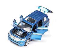 XGFFBAGB 1:32 para Land Cruiser Prado SUV Colección Modelo Aleación Coche Fundido Juguete(Blue B,with Box)