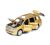 XGFFBAGB 1:32 para Land Cruiser Prado SUV Colección Modelo Aleación Coche Fundido Juguete(Gold C,with Box)