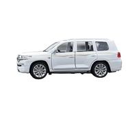 XGFFBAGB 1:32 para Land Cruiser Prado SUV Colección Modelo Aleación Coche Fundido Juguete(White D,with Box)