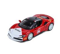 XGFFBAGB 1:32 para Maserati MC20/911/GT3 para Martini M8/SF90 Aleación Fundida Juguete Modelo De Coche Coleccionable Regalo(Rosso,with Box)