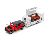 XGFFBAGB 1:32 para Remolque, Aleación Fundida A Presión, Modelo De Coche De Juguete De Metal, Colección, Regalo(Rosso,No Box)