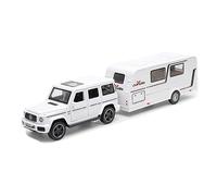 XGFFBAGB 1:32 para Remolque De Aleación Fundida A Presión, Modelo De Coche De Metal, Juguete De Colección(White A,with Box)