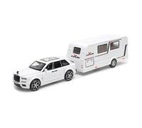 XGFFBAGB 1:32 para Remolque De Aleación Fundida A Presión, Modelo De Coche De Metal, Juguete De Colección(White B,No Box)