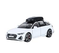 XGFFBAGB 1:32 para RS6 Quattro Station Wagon, Aleación Fundida A Presión Y Vehículos De Juguete, Modelo De Coche con Sonido Y Luz, Regalos(White,No Box)
