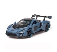 XGFFBAGB 1/32 para Senna, Aleación Fundida A Presión, Juguetes De Metal, Modelo De Coche, Sonido Y Luz, Colección, Regalos(BLU,with Box)