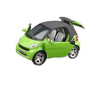 XGFFBAGB 1/32 para Smart Alloy Diecast Model Car Model Sound & Light Toys Regalos(Green,No Box)
