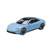 XGFFBAGB 1:32 para Taycan Energy Vehicles, Modelo De Coche De Metal Fundido A Presión con Sonido Y Luz, Juguete Coleccionable para Niños(BLU,with Box)