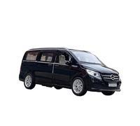 XGFFBAGB 1/32 para V260 MPV Aleación Diecasts Metal Juguete Vehículos De Propósito Comercial Modelo De Coche Colección Sonido Luz Regalo(Black,with Box)