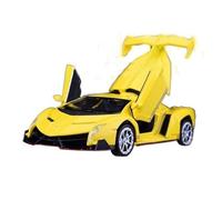 XGFFBAGB 1:32 para Veneno Modelo De Coche Deportivo De Aleación, Fundido A Presión, Vehículo De Juguete, Colección De Metal, Regalo(Yellow,with Box)