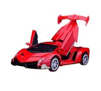 XGFFBAGB 1:32 para Veneno Modelo De Coche Deportivo De Aleación, Fundido A Presión, Vehículo De Juguete, Colección De Metal, Regalo(Rosso,No Box)
