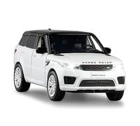 XGFFBAGB 1:32 Range Rover Sport - Coche De Juguete De Aleación Extraíble, Regalo De Colección, Todoterreno(White,with Box)
