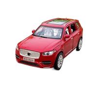 XGFFBAGB 1:32 Volvo XC90 - Coche De Fundición A Presión con Puertas Que Se Abren Y Se Retiran(Rosso,with Box)
