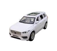 XGFFBAGB 1:32 Volvo XC90 - Coche De Fundición A Presión con Puertas Que Se Abren Y Se Retiran(White,with Box)