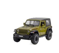 XGFFBAGB 1:32 Wrangler Rubicon - Modelo De Coche De Aleación Fundida A Presión, Vehículo Todoterreno De Metal, Juguete Coleccionable De Regalo(Green,with Box)