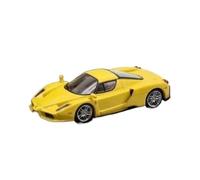 XGFFBAGB 1/64 Modelo De Coche De Aleación para La Colección Enzo(Yellow,with Box)