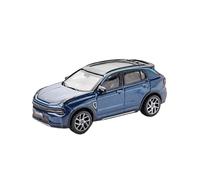 XGFFBAGB 1/64 para Geely Lynk & Co Series Coche En Miniatura De Aleación Colección De Ventiladores Exhibición Decoración del Hogar Adornos De Metal(Blue B,with Box)