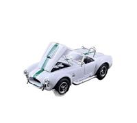 XGFFBAGB 1/64 para Shelby 427 Cobra Vintage Car Diecast Model Car Colección De Adornos De Exhibición De Metal(White B,with Box)