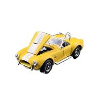 XGFFBAGB 1/64 para Shelby 427 Cobra Vintage Car Diecast Model Car Colección De Adornos De Exhibición De Metal(Yellow C,No Box)