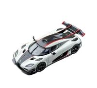 XGFFBAGB 1/64 para Una Capucha De Fibra De Carbono Raya Abierta Capucha Diecast Colección De Modelos De Coches Juguetes(with Box)